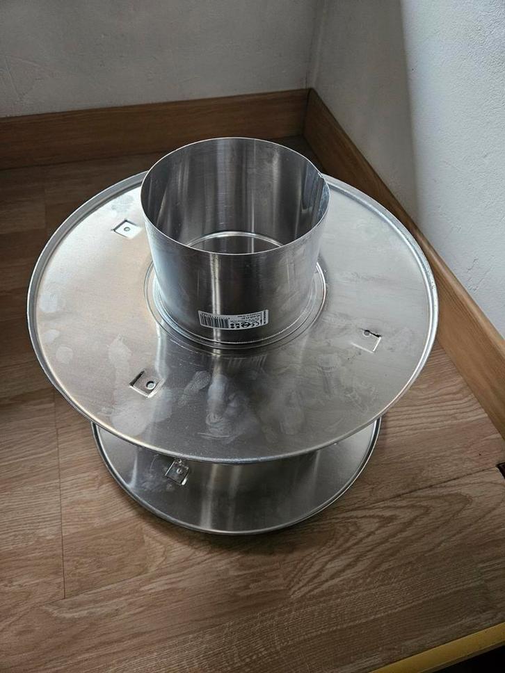 Regenkap diameter 150 mm aluminium voor 50 euro Nieuwe, Doe-het-zelf en Bouw, Buizen en Afvoer, Aluminium, Ophalen