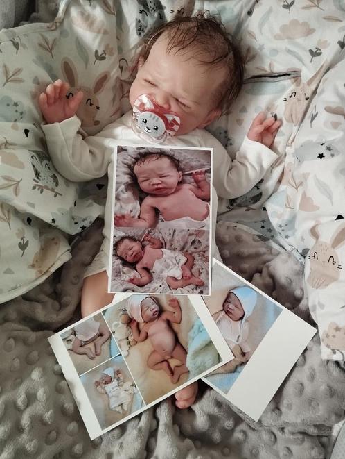silicone reborn baby met twee certificaten, Verzamelen, Poppen, Nieuw, Babypop, Levensecht of Reborn, Ophalen of Verzenden