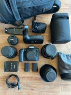 Canon EOS 90D + 4 lenzen & accessoires, Audio, Tv en Foto, Fotocamera's Digitaal, Ophalen of Verzenden, Zo goed als nieuw, Spiegelreflex