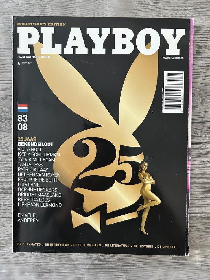 Playboy 06/2008 - Collector's Edition 25J, Verzamelen, Tijdschriften, Kranten en Knipsels, Tijdschrift, 1980 tot heden, Ophalen of Verzenden