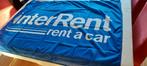 nog nieuwe vlag van Interrent autoverhuur, Verzamelen, Verzenden, Nieuw, Reclamebord