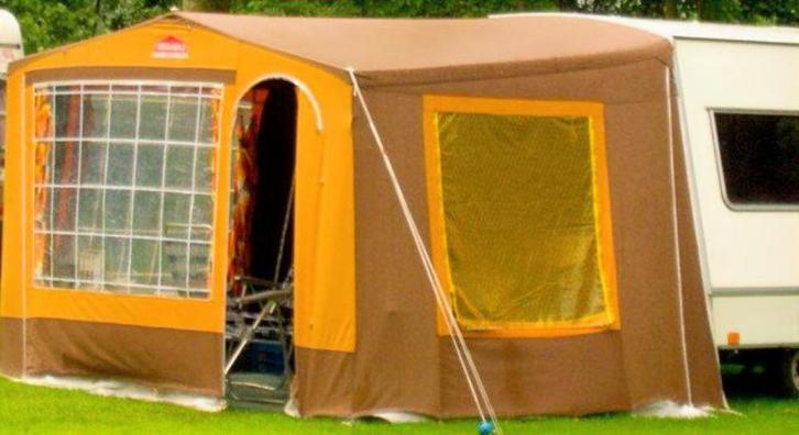 Voortent voor opvouwcaravan Rapido Confort Matic, Caravans en Kamperen, Caravanaccessoires, Zo goed als nieuw, Ophalen