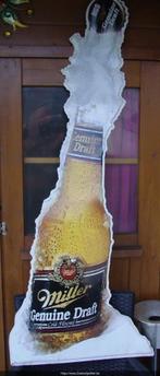 MILLER BIER REKLAME -METAAL-, Verzamelen, Ophalen