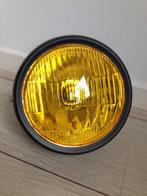 Koplamp geel zwart caferacer bobber scrambler gele lens, Ophalen of Verzenden, Nieuw