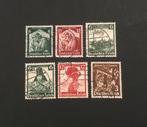 Serie postzegels Duitse rijk uitgave 1935, Postzegels en Munten, Ophalen of Verzenden, Duitse Keizerrijk, Gestempeld