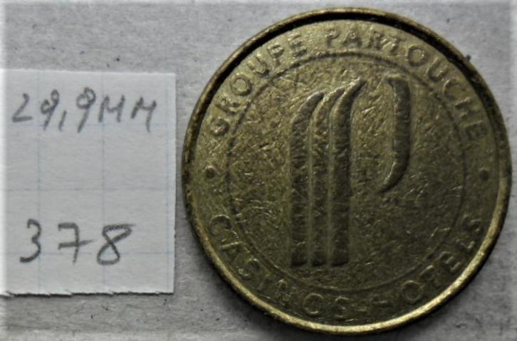 AIX EN PROVENCE casinochip 0,50 29,9 mm, Postzegels en Munten, Penningen en Medailles, Overige materialen, Verzenden