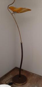 Zelluce art deco  staande vloerlamp., Ophalen, Zo goed als nieuw, Hout