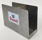 DUVEL inox bierkaarthouder, Verzamelen, Ophalen of Verzenden, Gebruikt, Overige typen, Duvel
