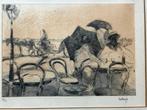 Mooie gravure uit het begin van de 20e eeuw, Ophalen