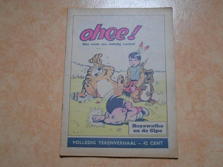 ohee 30b Hayawatha en de Gipo 1963 1 ste druk. Nederlandse, Livres, BD, Comme neuf, Une BD, Enlèvement ou Envoi