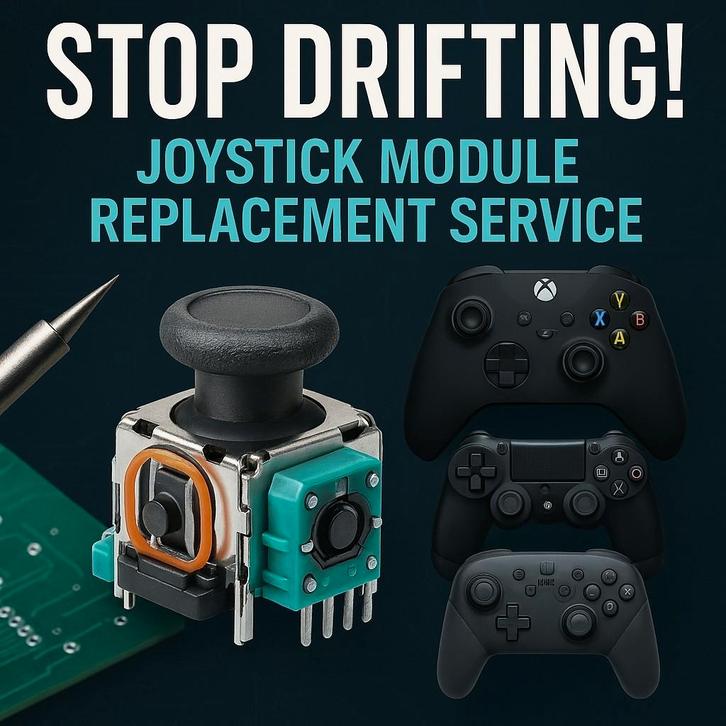 Remplacement joystick TMR, Games en Spelcomputers, Spelcomputers | Sony PlayStation 5, Zo goed als nieuw, Ophalen of Verzenden