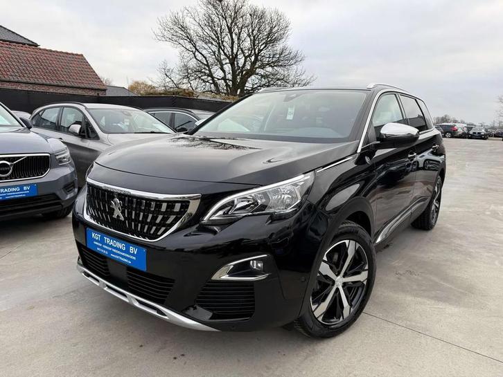 Peugeot 5008 1.5 BLUEHDI AUTOMAAT 7 ZIT CROSSWAY NAVI LEDER, Auto's, Peugeot, Bedrijf, Te koop, ABS, Achteruitrijcamera, Adaptive Cruise Control