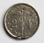 2 FRANK ALBERT 1 BELGIE 1923 FR, Postzegels en Munten, Ophalen of Verzenden, Overig, Losse munt