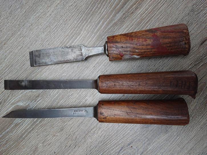 Antieke steekbeitels Coulaux, Antiek en Kunst, Antiek | Gereedschap en Instrumenten, Ophalen