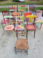 Stoelen stoel pipowagen woonwagen vintage decoratie Keuken, Ophalen, Zo goed als nieuw