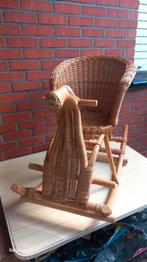 Schommelpaard in rotan.vintage., Ophalen of Verzenden