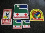 5 Vintage Stickers Club Christiaensen Oude Speelgoedwinkel, Ophalen of Verzenden, Winkel of Supermarkt