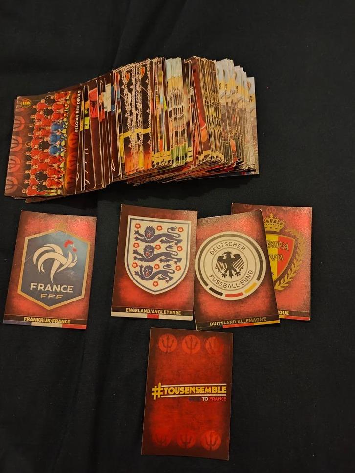 Lot de 158 cartes Panini 2015  #tousensemble - état correct, Verzamelen, Stickers, Nieuw, Sport, Ophalen of Verzenden