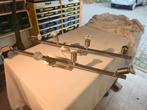 2 X DESIGN OPBOUW LICHTARMATUUR MET 4 RICHTBARE SPOTS - GU10, Modern / design, Metaal of Aluminium, Ophalen of Verzenden, Zo goed als nieuw