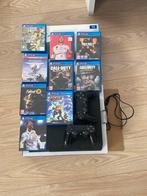 PS4 1To + 2 manettes + 11 jeux, Games en Spelcomputers, Met 2 controllers, Ophalen of Verzenden, 1 TB, Original