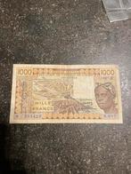 1000 francs Afrique de l'Ouest, Enlèvement ou Envoi