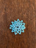 Blauwe parelring, Handtassen en Accessoires, Ringen, Overige materialen, Gebruikt, 20 of groter, Blauw