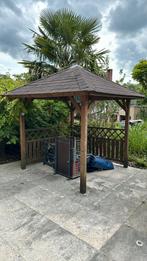 Mooie houten pergola in heel goede staat, Tuin en Terras, Ophalen, Zo goed als nieuw, Tuinpaviljoen