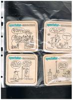 PIRANA CARTOONS OP BIERVILTJES  SPECTATOR, Verzamelen, Verzenden, Nieuw, Viltje(s)