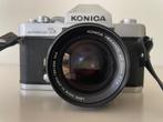 Konica autoreflex T3 + lens hexanon AR 50mm F1.4, Ophalen, Gebruikt, Spiegelreflex, Konica