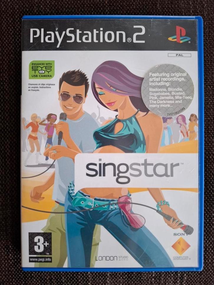 PS2 Singstar (compleet), Games en Spelcomputers, Games | Sony PlayStation 2, Zo goed als nieuw, Ophalen of Verzenden