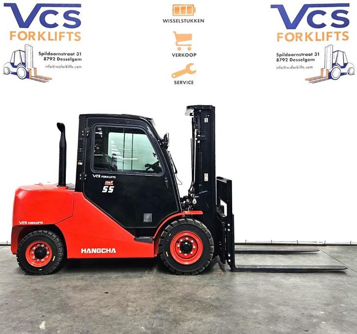 5.5 Tdiesel heftruck demo/nieuw van 2023+ garantie, Zakelijke goederen, Machines en Bouw | Heftrucks en Intern transport, Heftruck