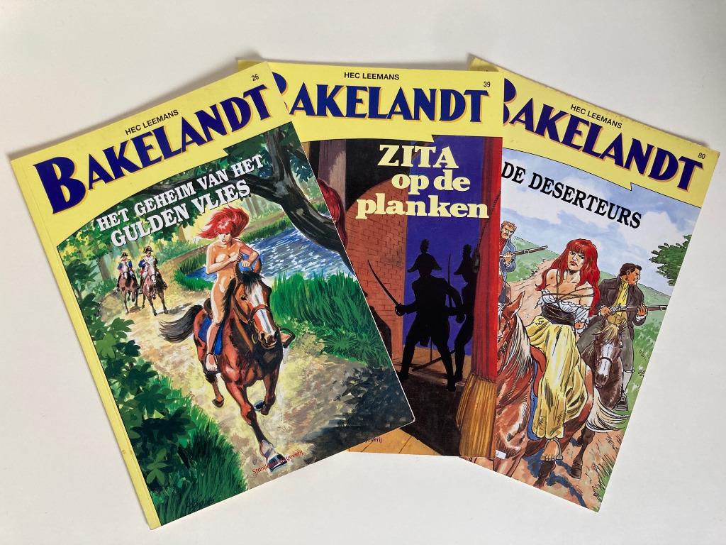 Bakelandt 26, 39, 80 - gele reeks, Verzenden, Hec Leemans