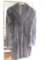 Beau manteau de fourrure en vison brun foncé Taille 42, Comme neuf, Brun, Taille 42/44 (L), Enlèvement