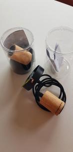 2 lampes cylindriques modernes, Enlèvement ou Envoi, Neuf, Moins de 50 cm