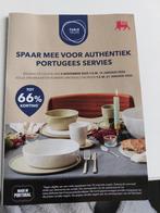 PORTUGEES SERVIES - spaarzegels DELHAIZE, Verzamelen, Supermarktacties, Overige supermarkten, Ophalen