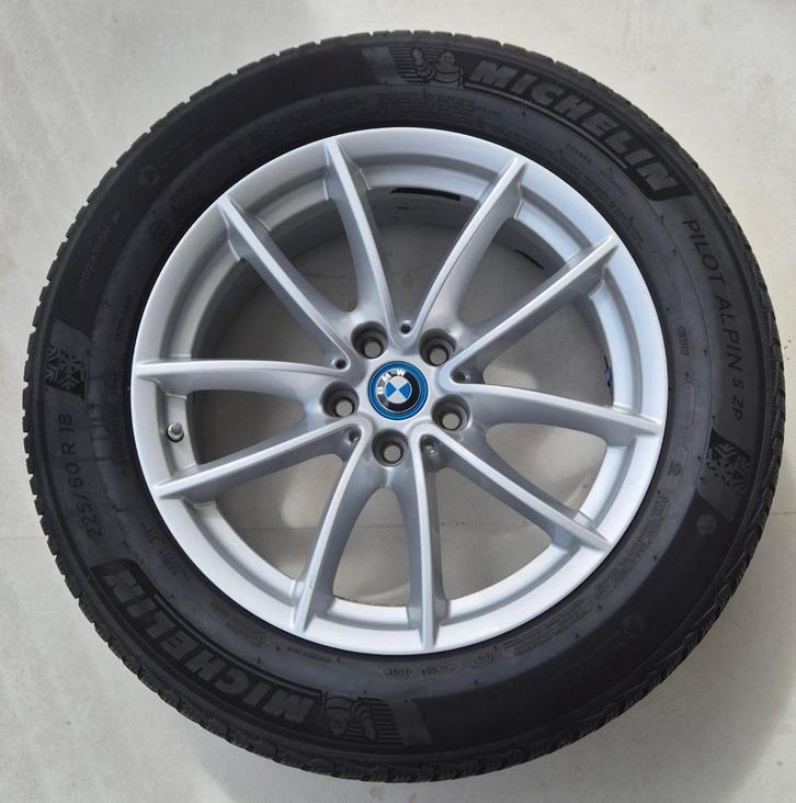 BMW X3 Michelin Pilot Alpin 225/60R18 WINTERWIELEN - €600, Auto-onderdelen, Banden en Velgen, Band(en), Winterbanden, 18 inch