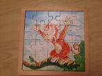 3 Houten puzzeltjes dieren 3x20stuks, Ophalen, 10 tot 50 stukjes, Gebruikt, Van hout