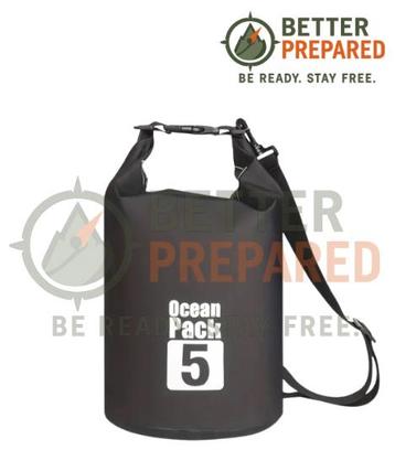 Waterproof Tas – 5L Dry Bag – Met Schouderband – Zwart beschikbaar voor biedingen