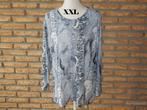 (171)- blouse femme t.XXL noire grise - raindream -, Maat 42/44 (L), Ophalen of Verzenden, Zo goed als nieuw, Raindream
