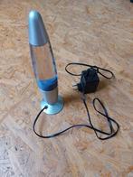 Blauwe lavalamp, Huis en Inrichting, Lampen | Tafellampen, Ophalen, Klassiek, Zo goed als nieuw, Glas