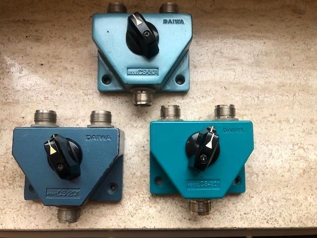 Coax switchen Daiwa CS-201, Telecommunicatie, Zenders en Ontvangers, Zo goed als nieuw, Ophalen of Verzenden