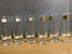 6 hoge smalle glazen., Verzamelen, Glas en Drinkglazen, Ophalen of Verzenden, Zo goed als nieuw