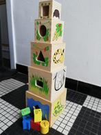 Hapé Eco-toys Vormenpuzzel Hout - constructie - blokken, Kinderen en Baby's, Ophalen of Verzenden, Zo goed als nieuw, Overige typen