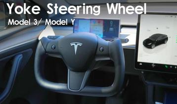 Tesla Yoke stuurwiel met carbon gratis plaatsing NIEUW beschikbaar voor biedingen