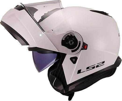 LS2 | Motorhelm | wit | GRATIS LEVERING, M, -, -, Integraalhelm