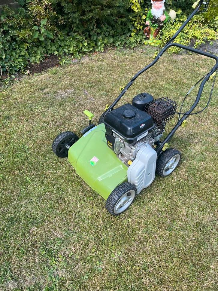 Benzine verticuteermachine, Tuin en Terras, Verticuteermachines, Zo goed als nieuw, Benzine, Ophalen