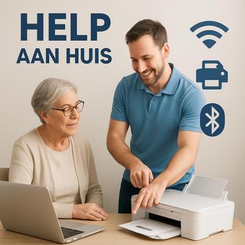 Service: Help aan huis, Internet, mails, printer,... beschikbaar voor biedingen
