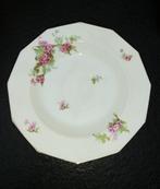 5 antieke soepborden Delinieres & co - Limoges France, Ophalen of Verzenden