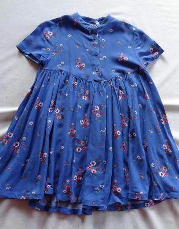 Kleedjes maat 104 K3 blauw kleedje met bloemen maat 104      beschikbaar voor biedingen