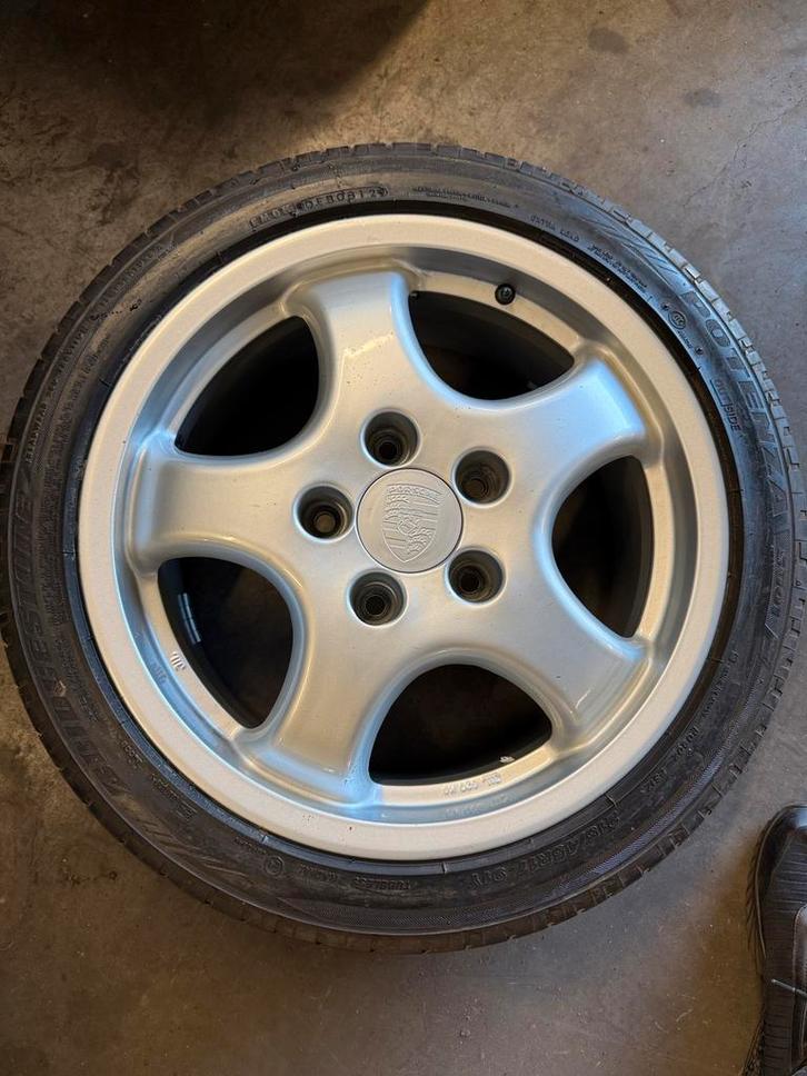 Porsche velgen 17”, Auto diversen, Wieldoppen, Zo goed als nieuw, Ophalen